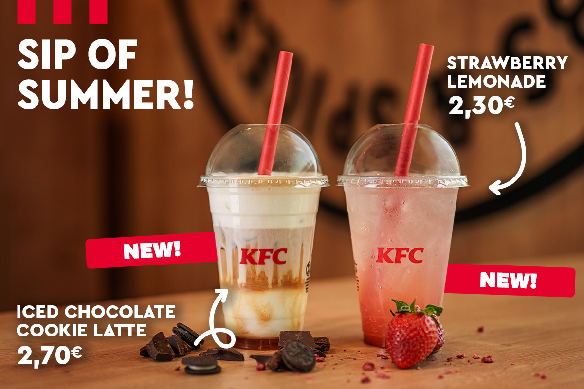 Try our new summer drinks! - KFC